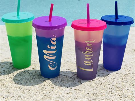 Cups that magically transition between colors